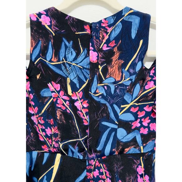 Maeve - Women's Floral, Cutout, Cold Shoulder, Midi, A-Line, Ella Dress (size 2) - Picture 4 of 4